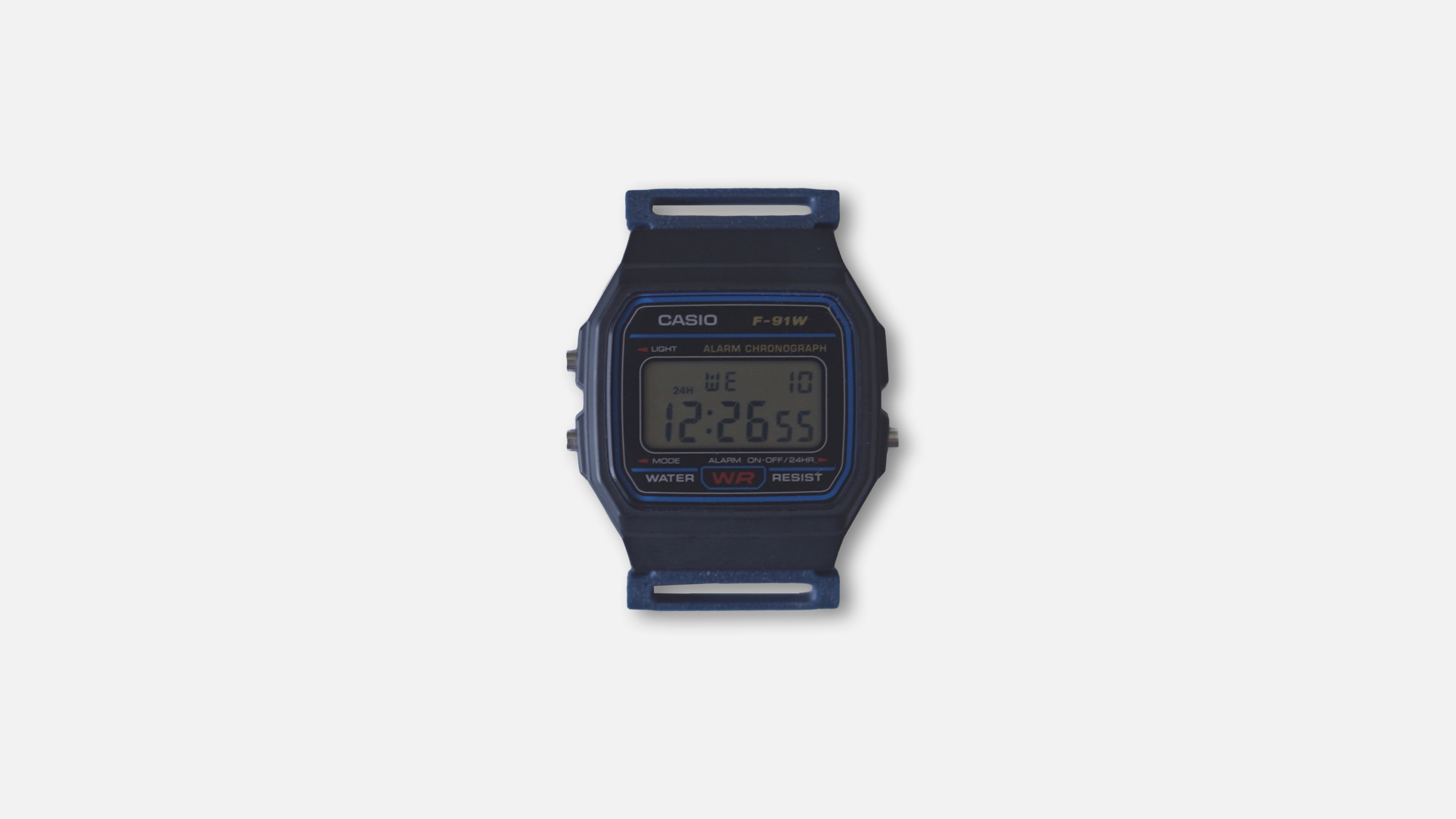 Casio F91W NATO Fitbit Air Adapter